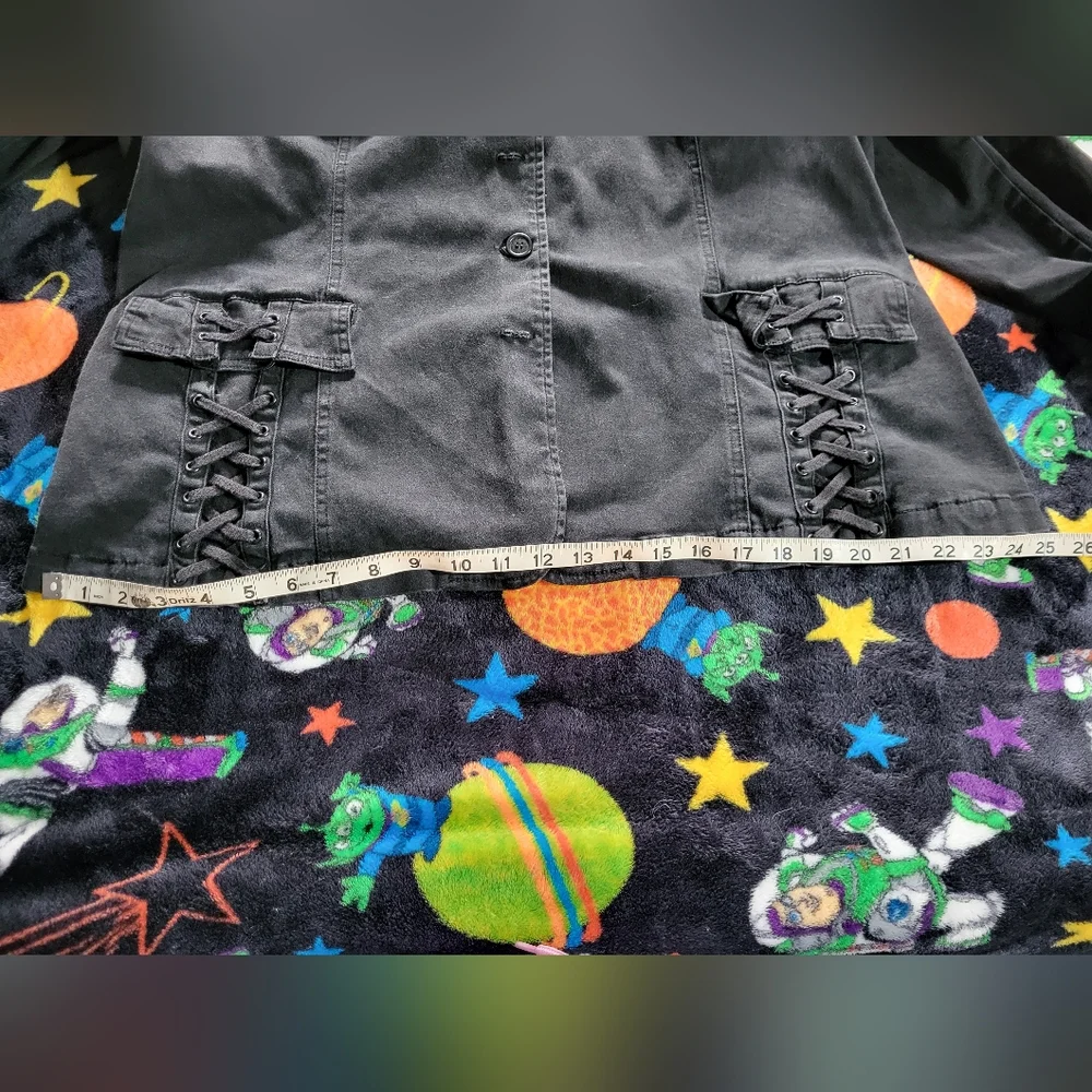 Tripp NYC VINTAGE 2X Black Button-Up Jacket with Lace Details - Picture 11 of 16